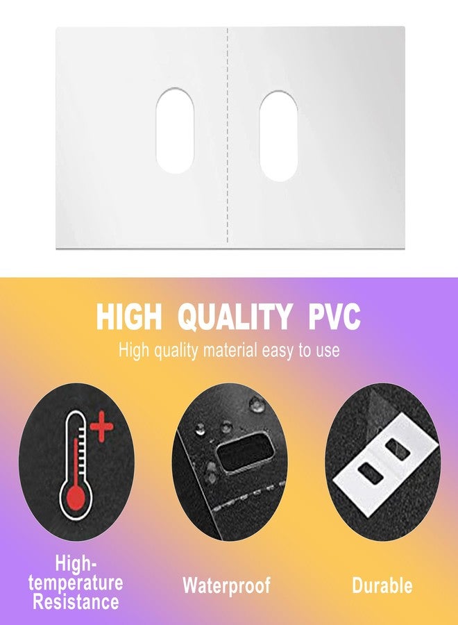 ZeriLion 60 Pcs Clear Vertical Blind Slat Repair Tabs (Makes 30 Repairs) - Adhesive Fixers for Broken Hanging Holes - Easy Peel & Stick Solution - Image 5